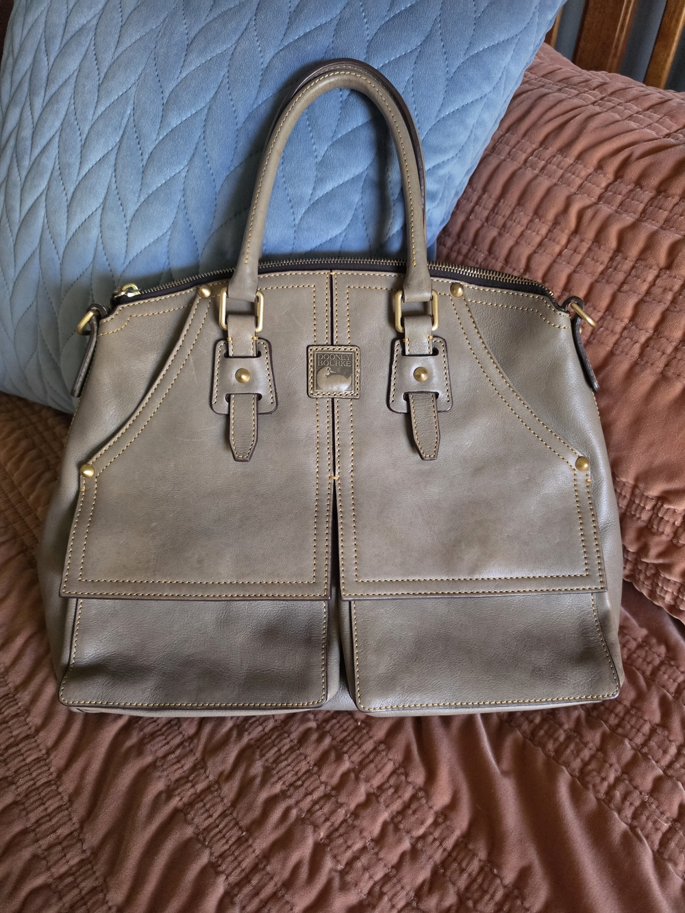 Dooney & Bourke Florentine Clayton Leather Satchel